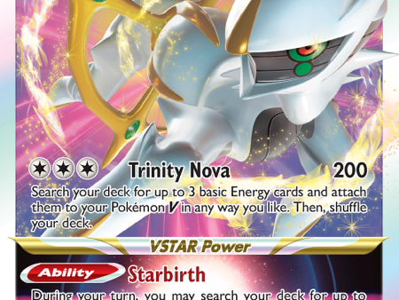 Arceus VSTAR (123 172) (Metal Card) [Sword & Shield: Brilliant Stars] on Sale