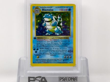 Blastoise 2 102 Base Set 1st Edition PSA 7.5 75022313 on Sale