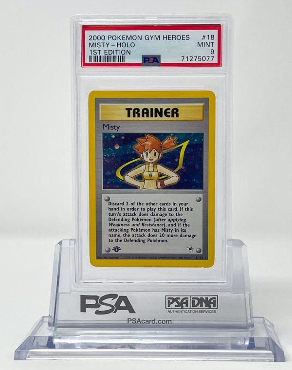 Misty 18 132 1st Edition Gym Heroes PSA 9 71275077 Online Sale