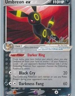 Umbreon ex (112 115) (Eeveelutions - Jimmy Ballard) [World Championships 2006] on Sale