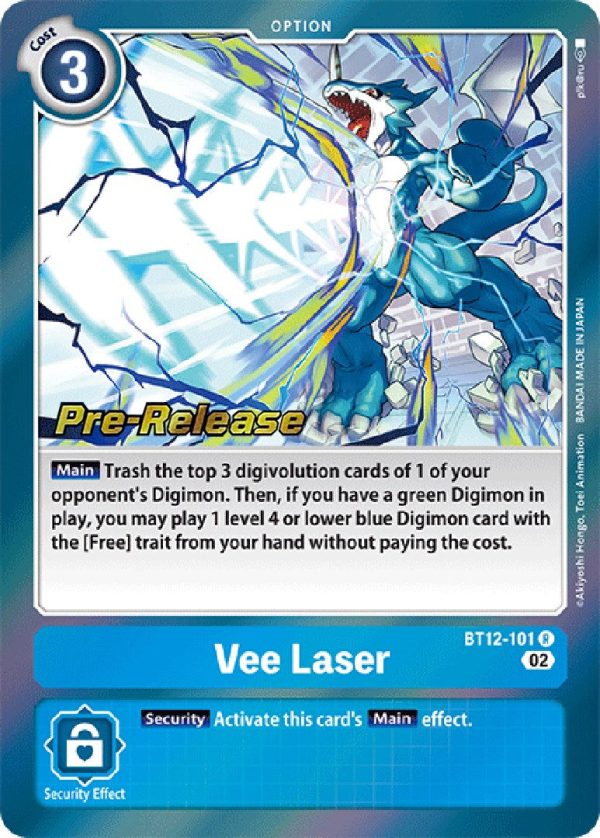 Vee Laser [BT12-101] [Across Time Pre-Release Cards] Fashion